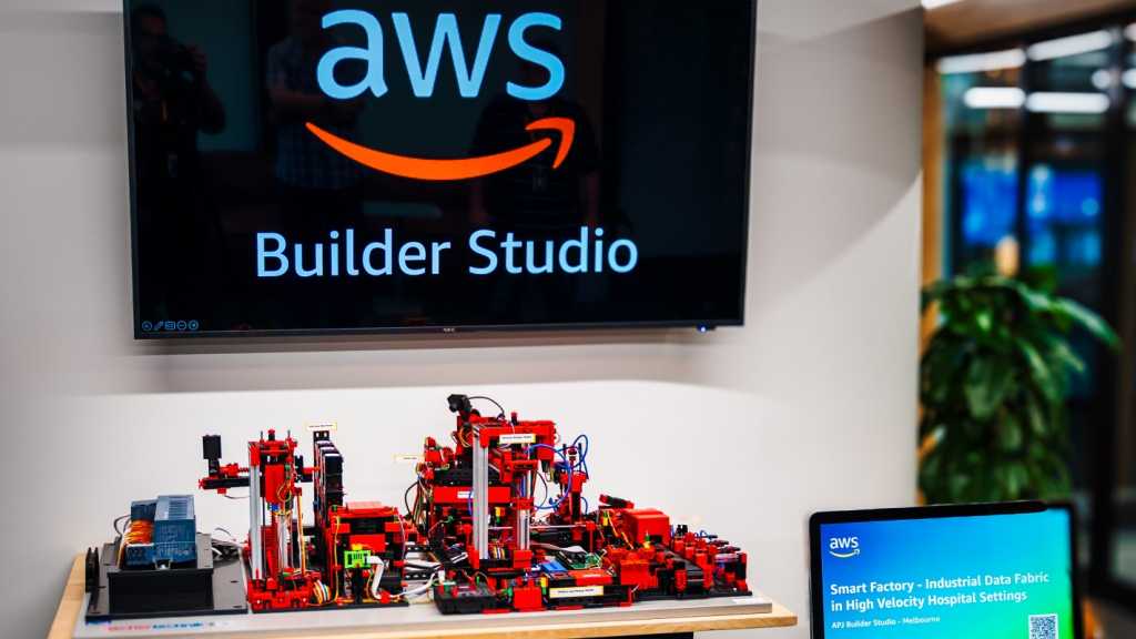 A photograph of Amazon Web Services' (AWS) Melbourne Builder Studio.